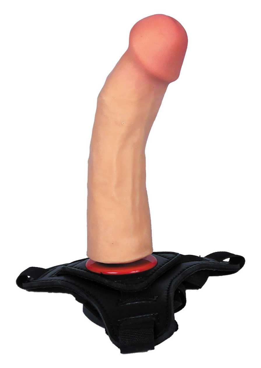 LoveCloneX Aphrodite Strap-On - Realistic Suction Cup Dildo Harness 16.5 cm