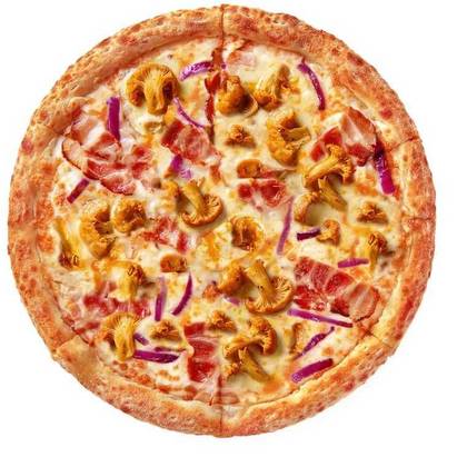 Chanterelle pizza
