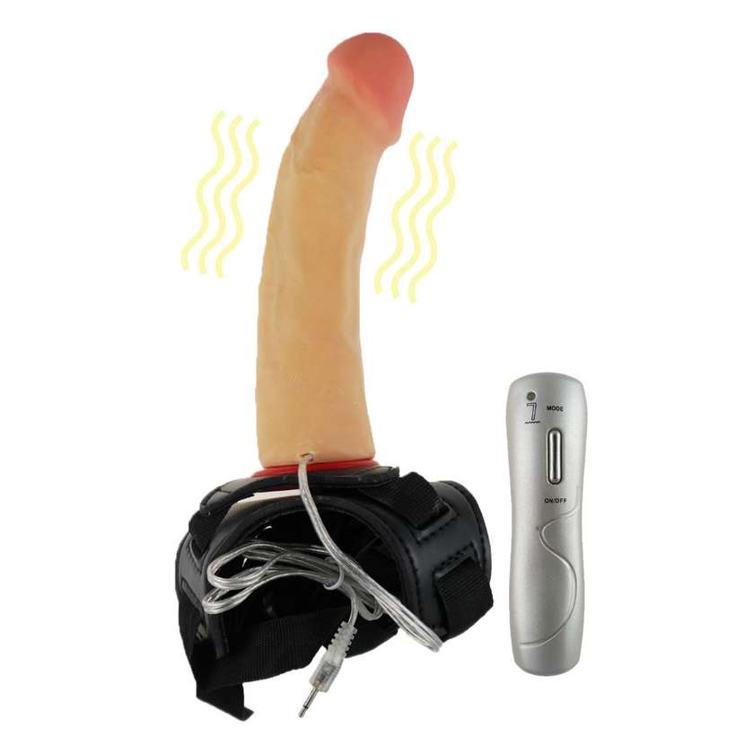 LoveCloneX Atena Strap-On – Realistic Vibrating Dildo Strap with Remote Control 16.5 cm
