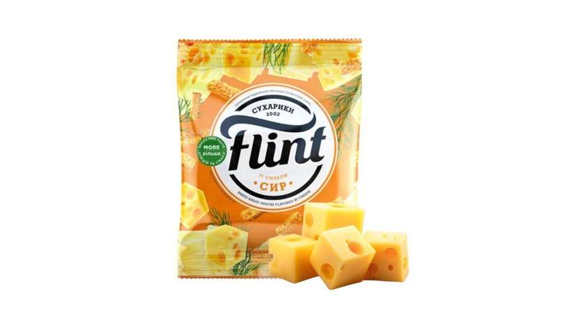 Sucharki Pszenno - Żytnie o Smaku Sera Flint (70 g)