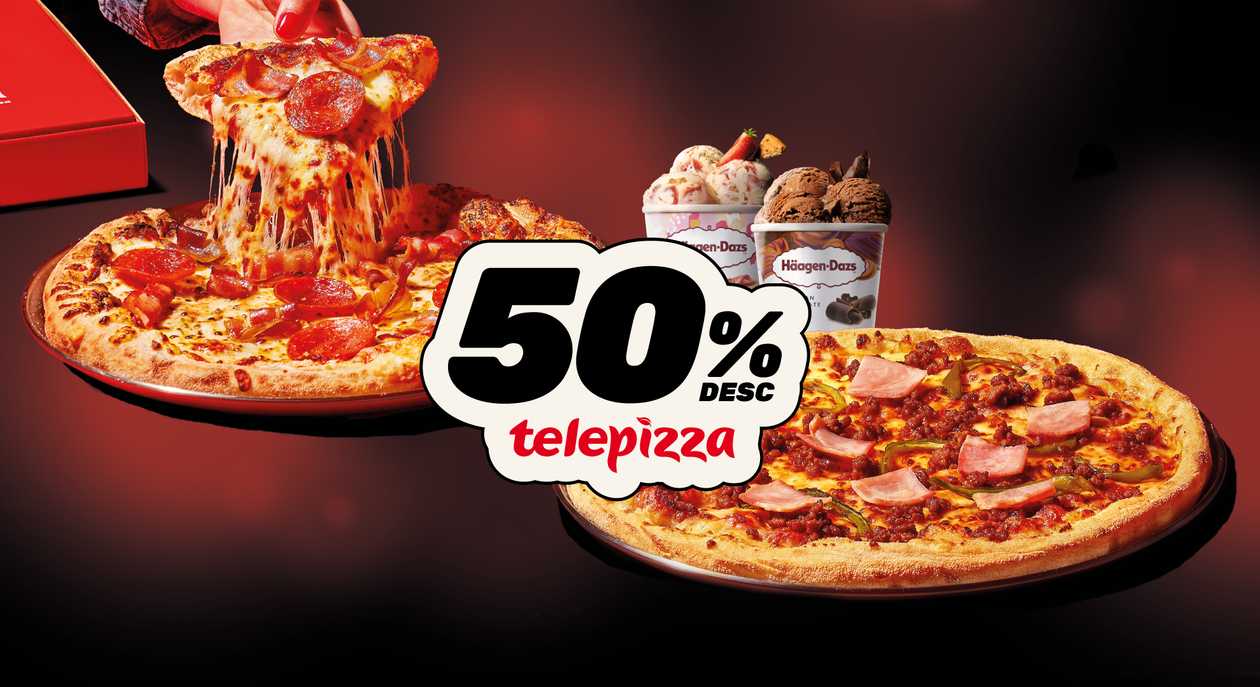 2 Medium Pizzas + 2 33cl Drinks