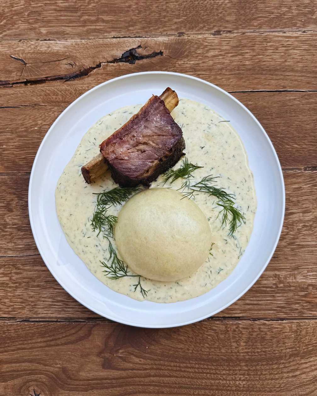 Chrenovka s hovädzím rebrom