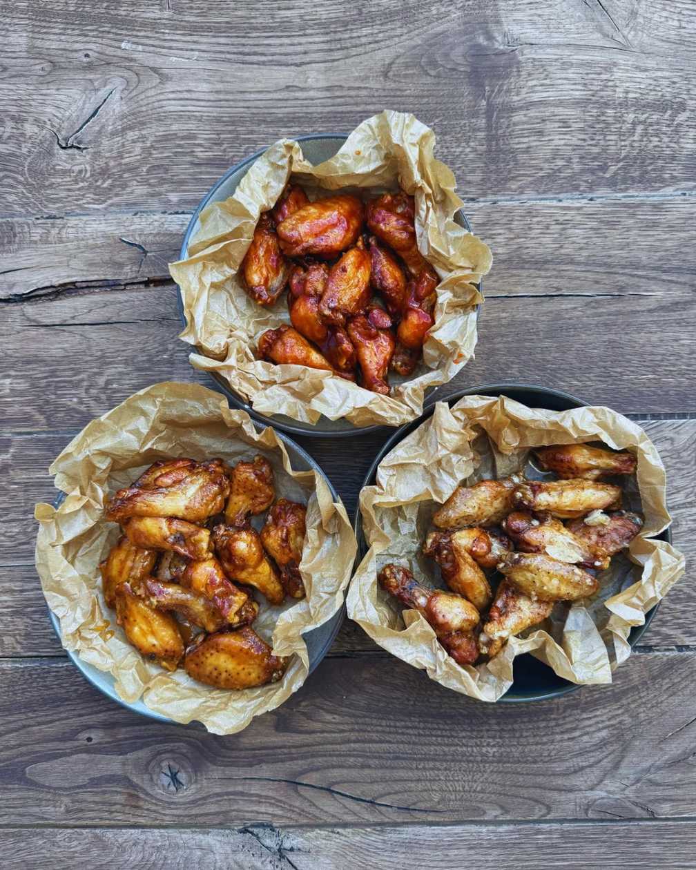 Smokey Bourbon BBQ wings
