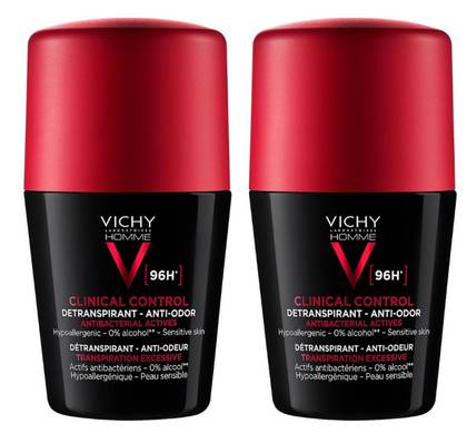 VICHY HOMME 96H Antiperspirant DUO 2x50ml