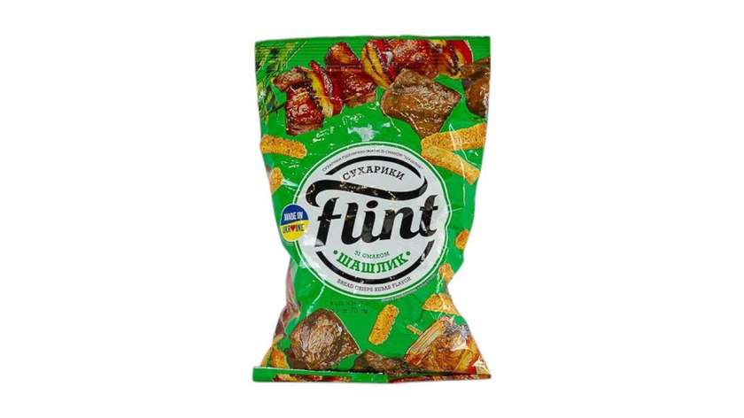 Sucharki Flint Pszenno - Żytnie o Smaku Szaszłyka (70 g)