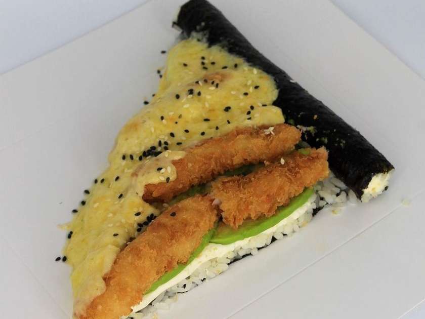 Sushi-pizza banzai