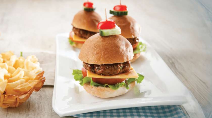 Beef & Chicken Mini Burger