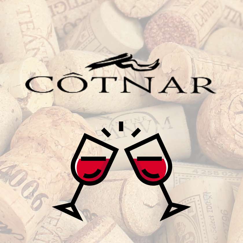COTNAR Chardonnay Dry White Table Wine 1L