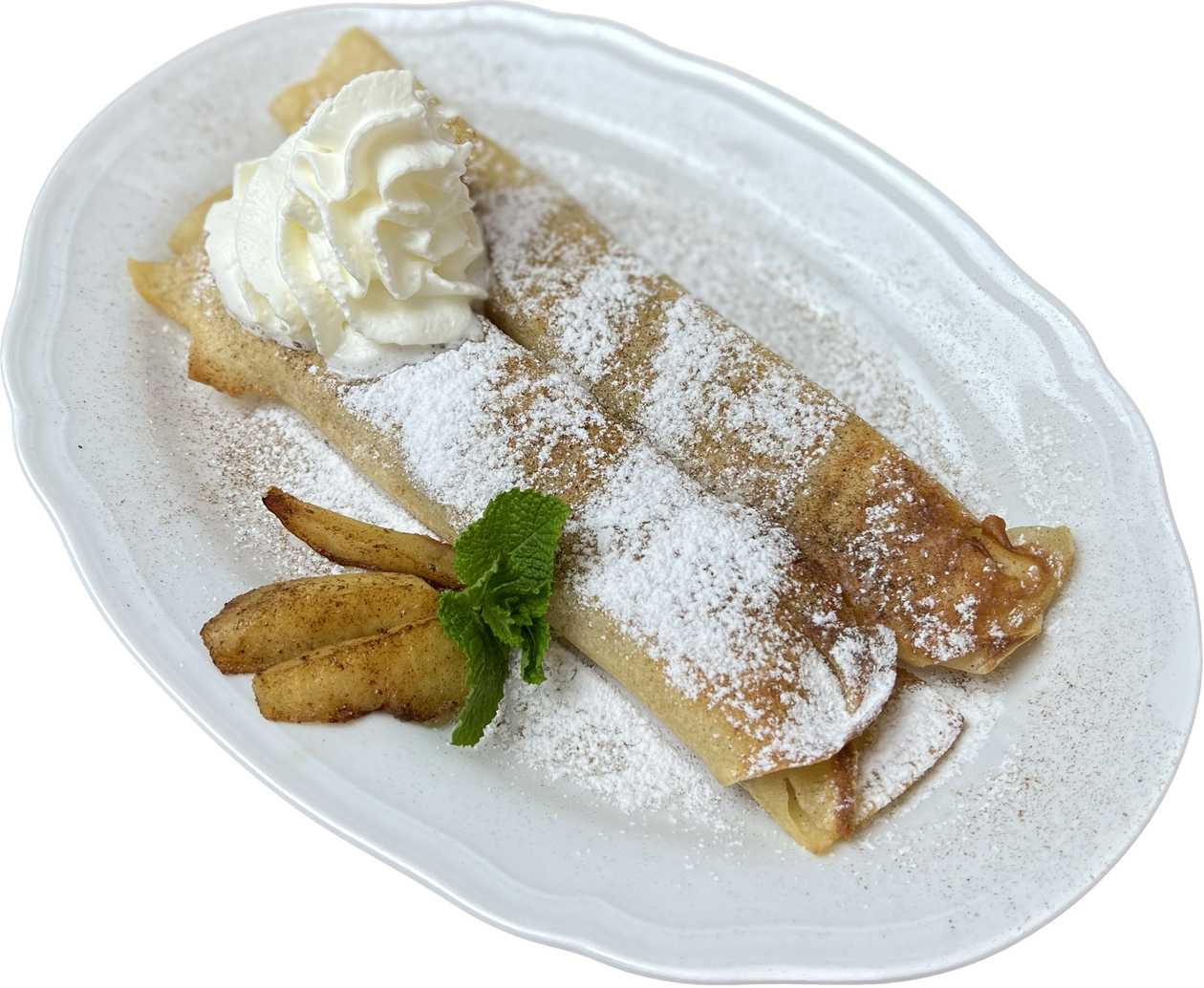 Apple with Cinnamon Pancakes