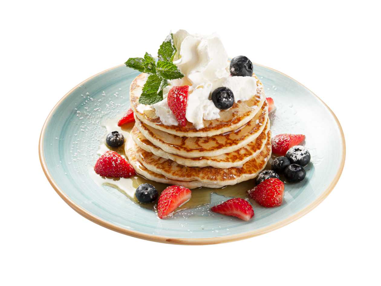 Sweet American pancakes
