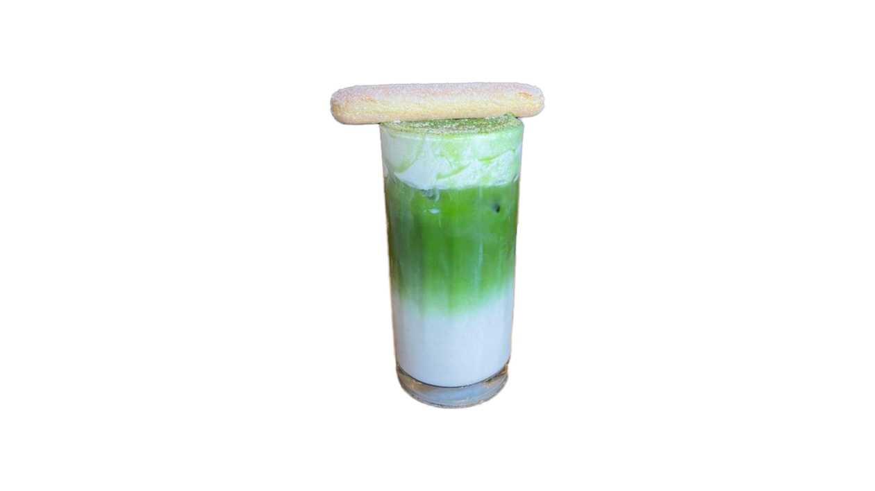Tiramisu Matcha latte