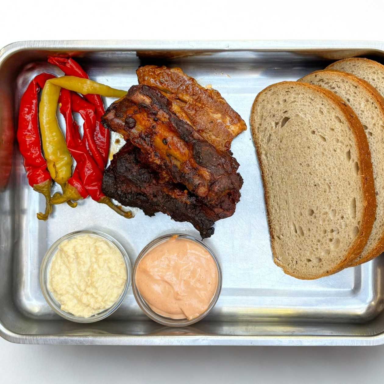 500 g Pečená vepřová žebra BBQ