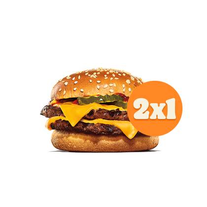 2x1 DOBLE CHEESEBURGER BBQ