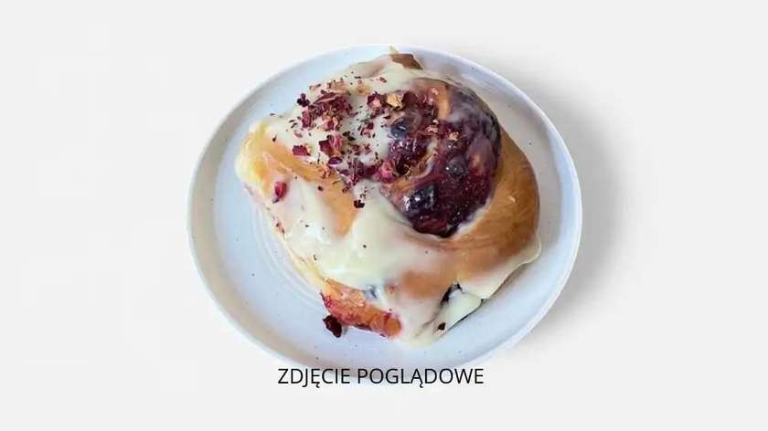 Z żurawiną - drożdżówka W