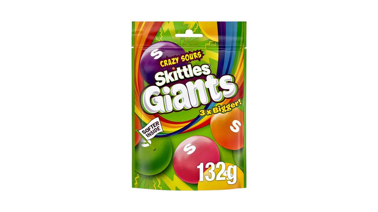 Skittles Giants Crazy Sours 132g