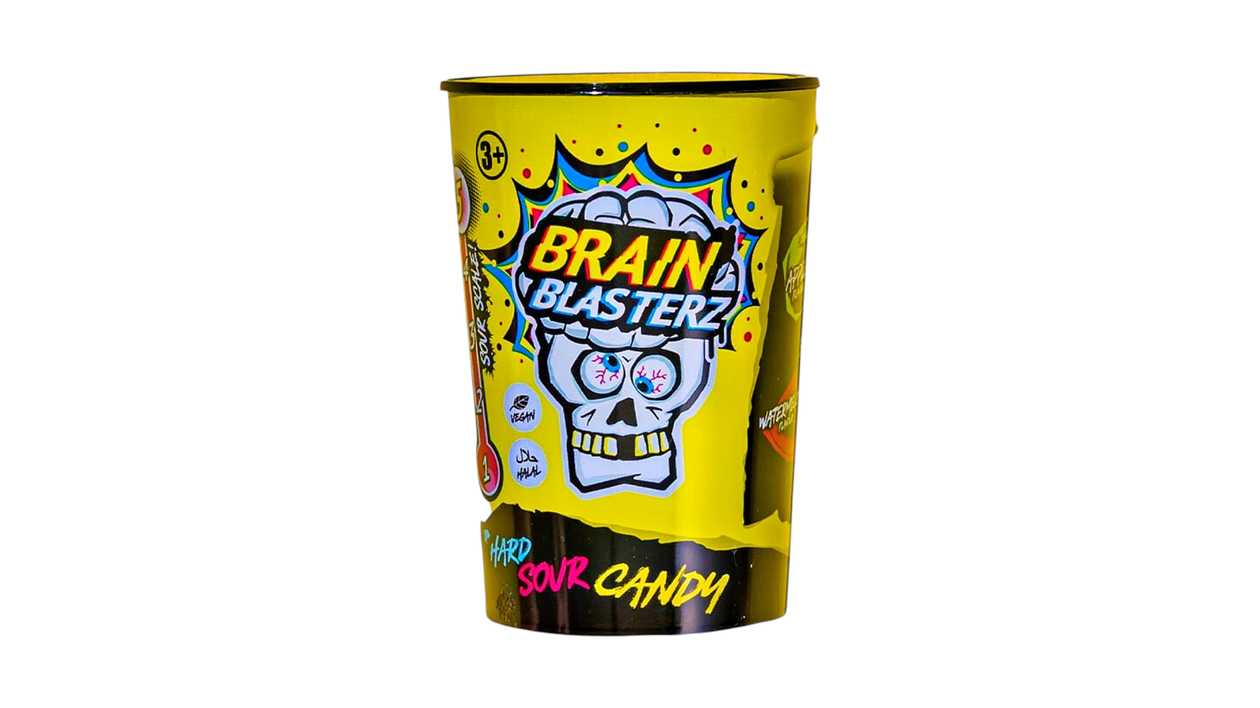 Brain Blasterz Super Sour Candy Tub 38g