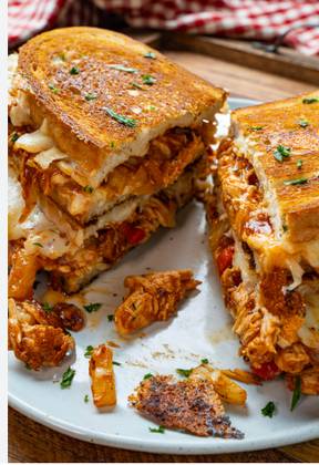 BBQ Chicken Cheese Sandwich