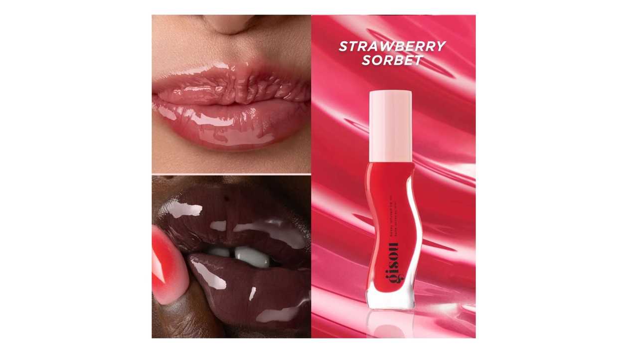 GISOU  HONEY INFUSED LIP OIL STRAWBERRY SORBET8720986610193