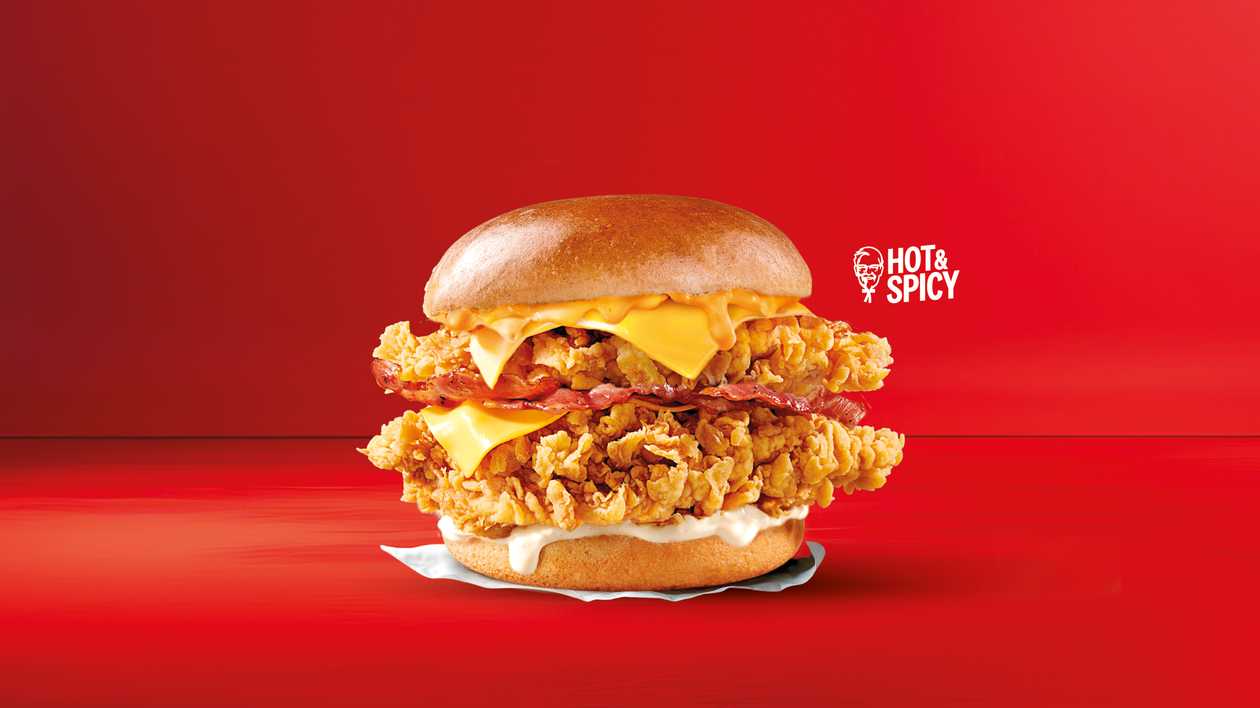 Kentucky Cheese Double Grander Burger