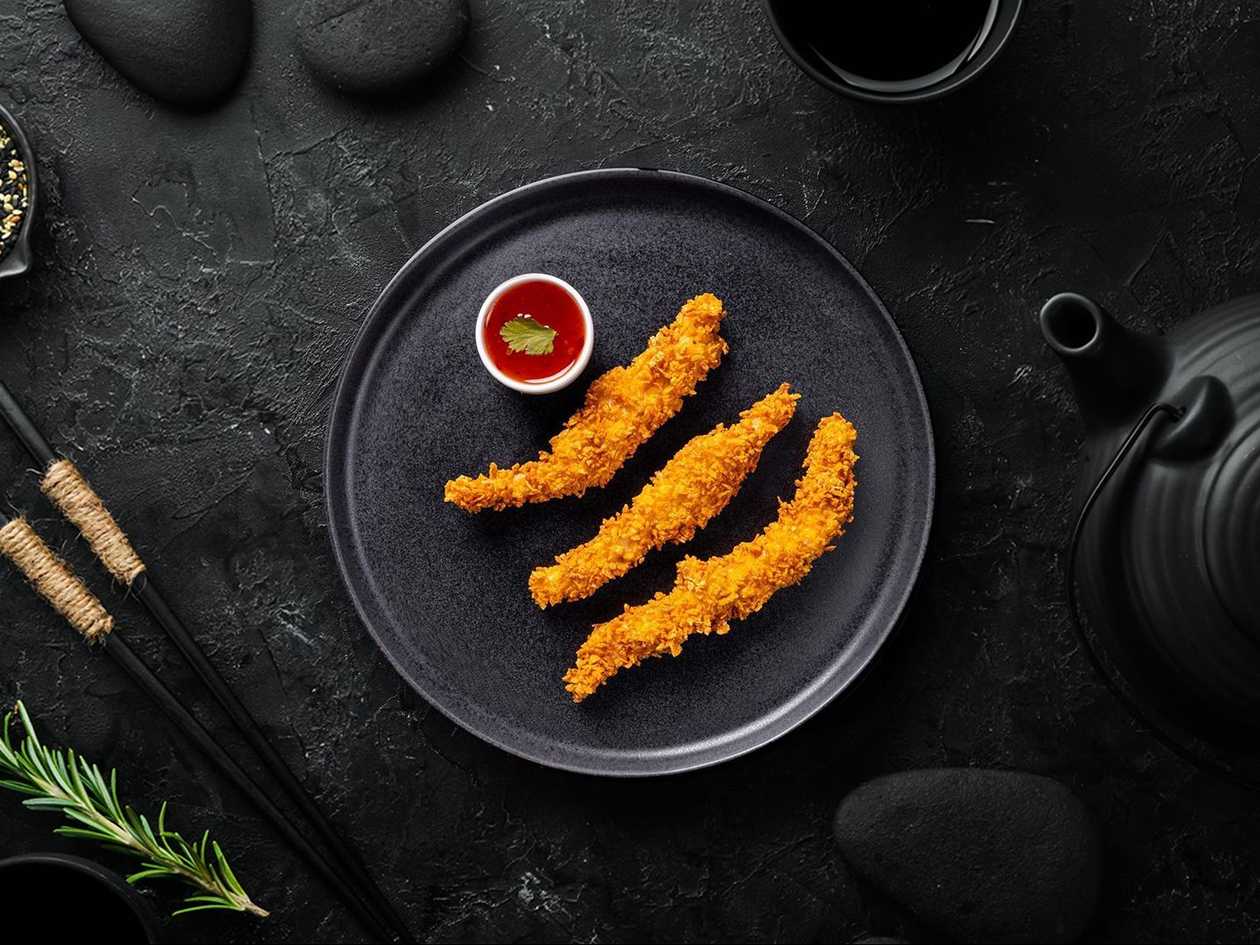 Chicken strips, 3 pcs