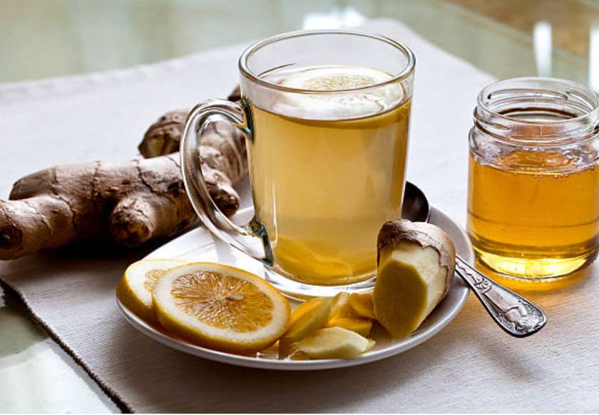 Hot Lemon, Ginger and Pineapple Iced Tea