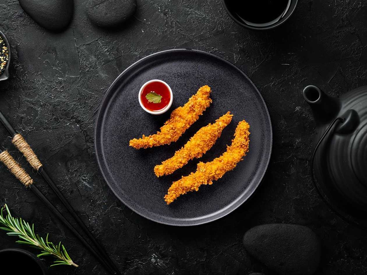 Salmon in tempura, 3 pcs