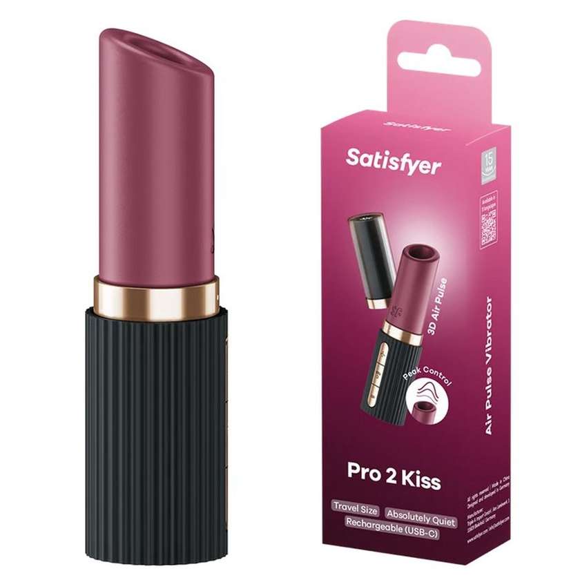 Satisfyer Pro 2 Kiss - Luxury Clitoral Stimulator with Magnetic Technology and 30 Programs