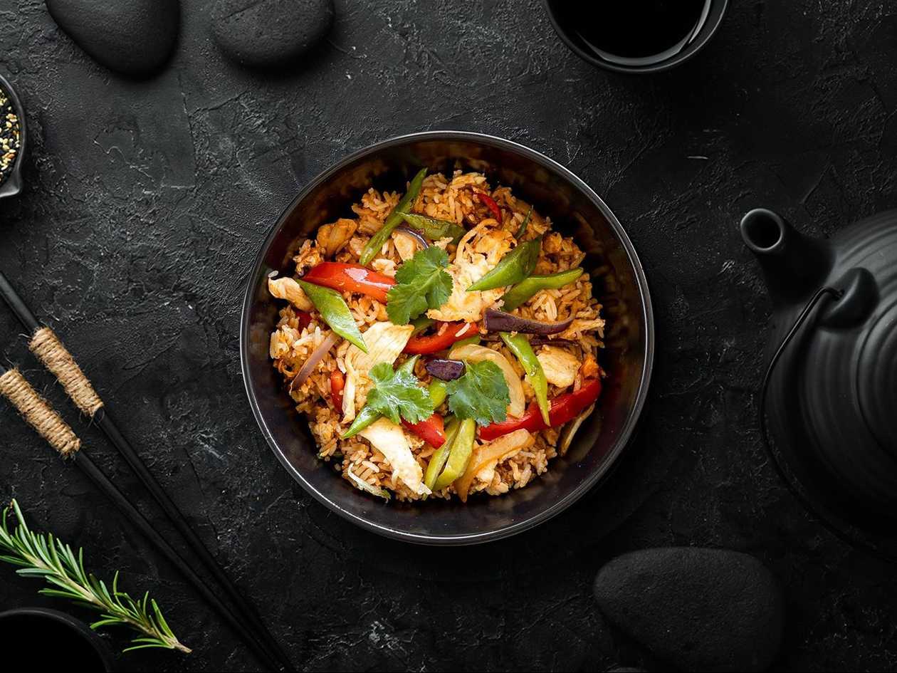 Smoky Fried Rice – chicken