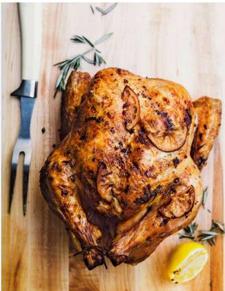 Full Grilled Chicken with Sides