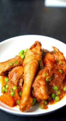 Half Kienyeji Chicken Stew