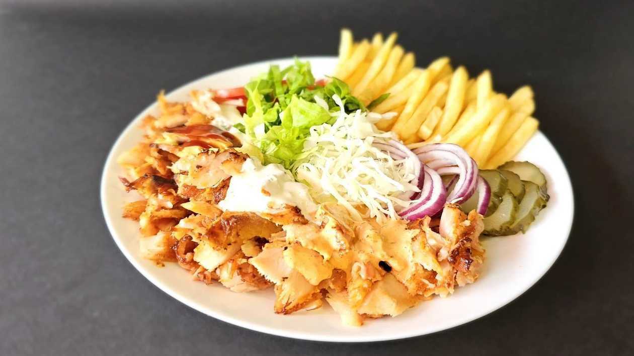 Shaorma de pui la farfurie + Pepsi 330ml