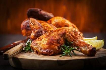 Half Grilled Chicken