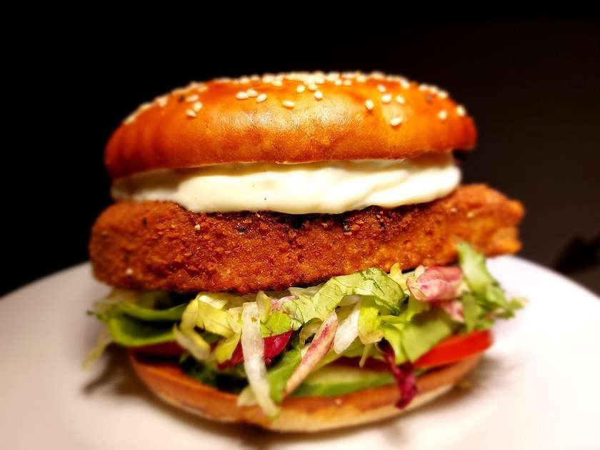 NOchicken burger