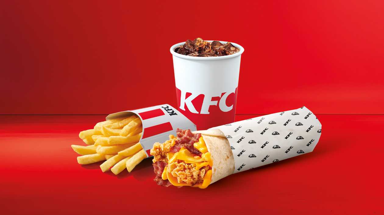 Kentucky Cheese Twister Large Meal