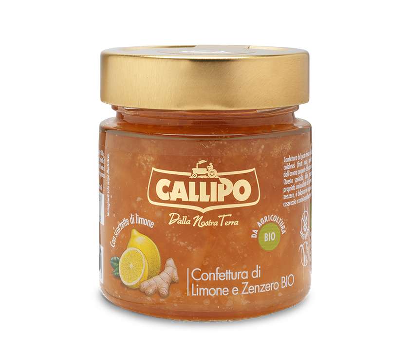 Dulceata de lamaie si ghimbir, Bio, Callipo 280g