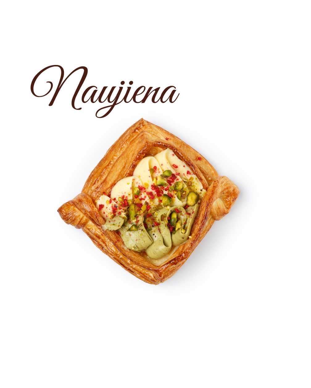 Kreminis sluoksnelis su pistacijomis