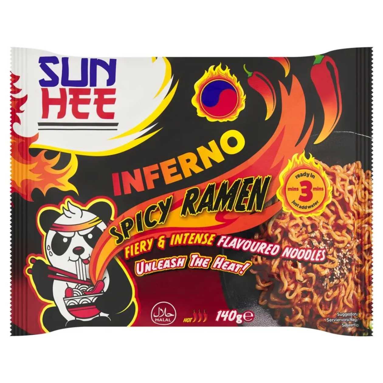 Danie Instant Inferno Ramen Sun Hee 140g (expires soon)