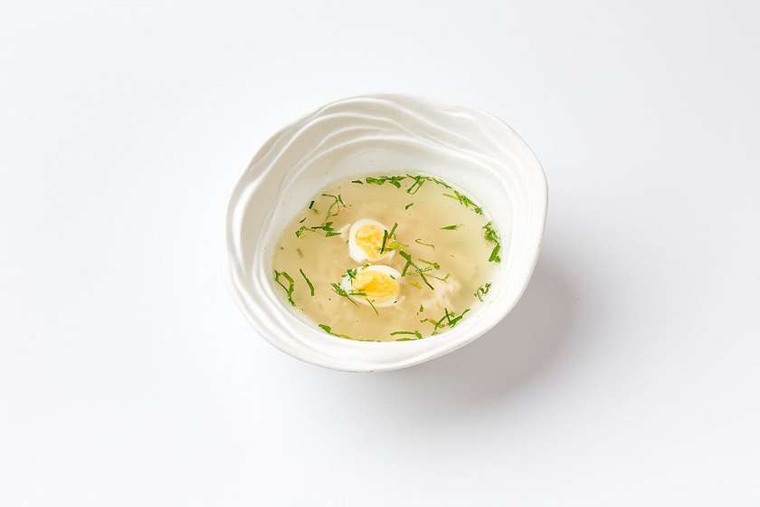 Chicken soup with noodles