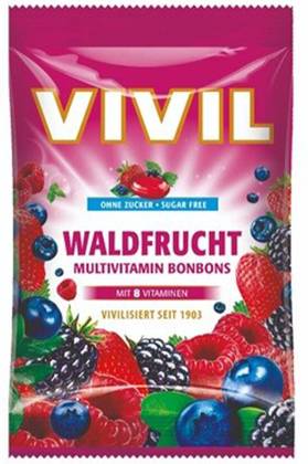 VIVIL MULTIVITAMIN FOREST FRUIT 8 VITAMINS SUGAR-FREE 60G