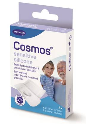 Cosmos Sensitive Silicone Ultra Soft Size 2, 8 pcs