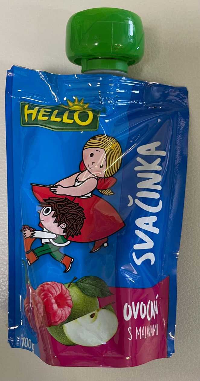 HELLO FRUIT. POUCH RASPBERRY 100 g