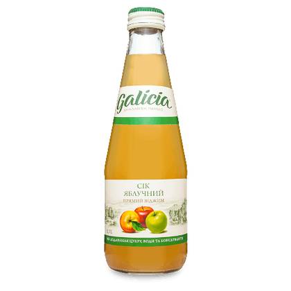 Galicia juice in assortment