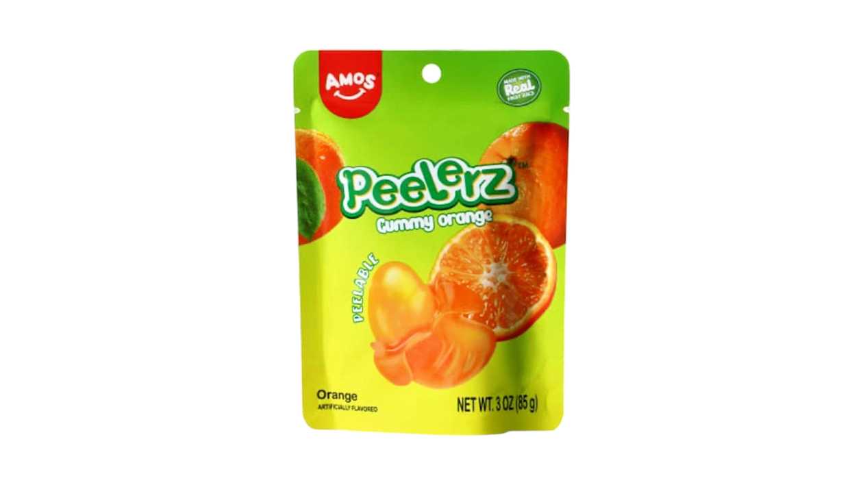 Amos Peelerz Orange Gummies 170g