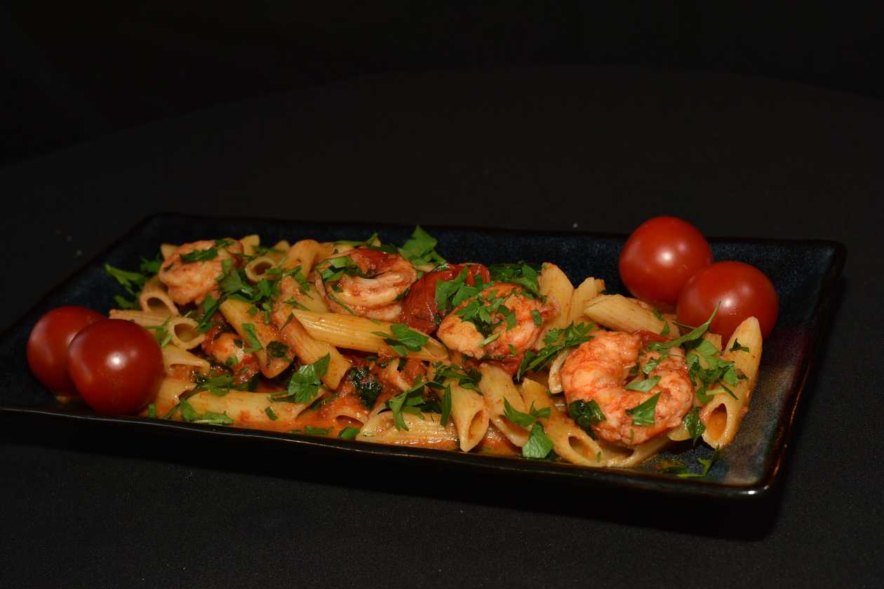 Penne cu creveți 350g