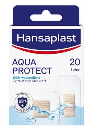 Hansaplast Aqua Protect Waterproof Plasters 20pcs
