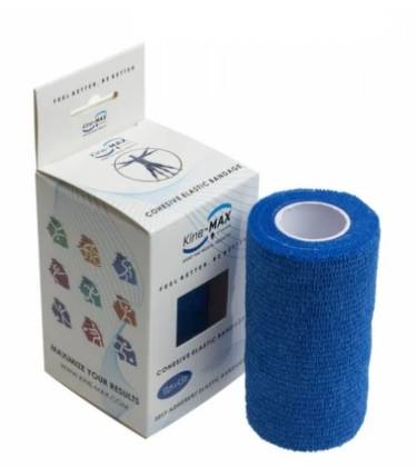 Kine-MAX Cohesive Elastic Self-Fixing Bandage 7.5cm x 4.5m Blue
