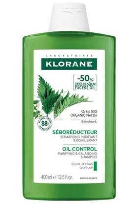 KLORANE Shampoo with Organic Nettle for Oily Hair 400ml