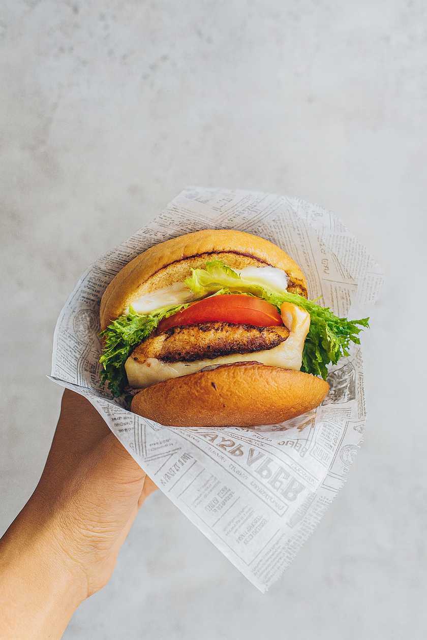 Beef Burger with Caramelized Onions and Brioche Bun
