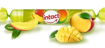 Intact Grape Sugar with Vitamin C Mango Roll 40 g