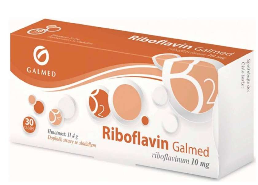 Riboflavin 10 mg 30 tablets